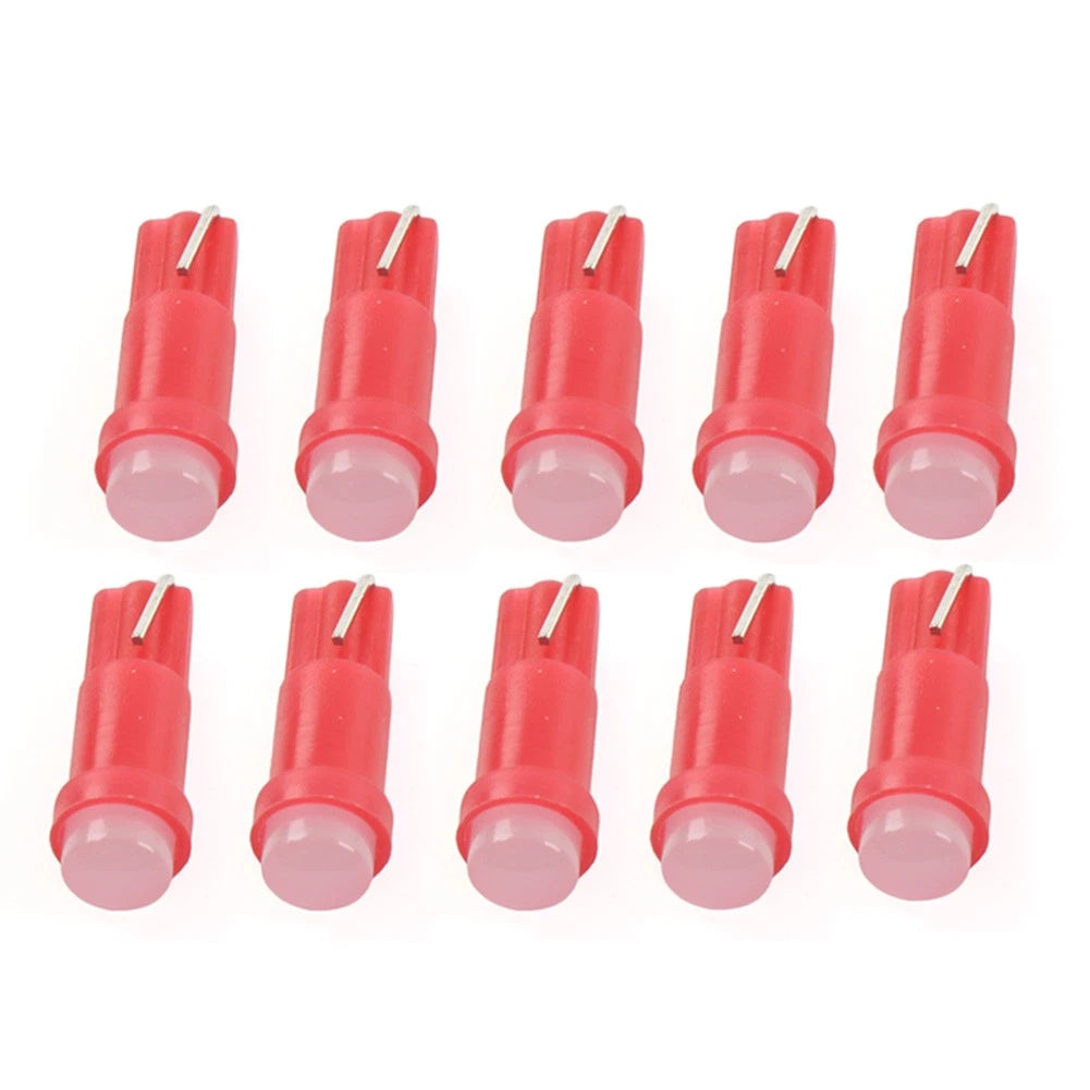 T5 Red SMD Indicator Light Bulbs for Car Dashboard Gauge (1 Pack)