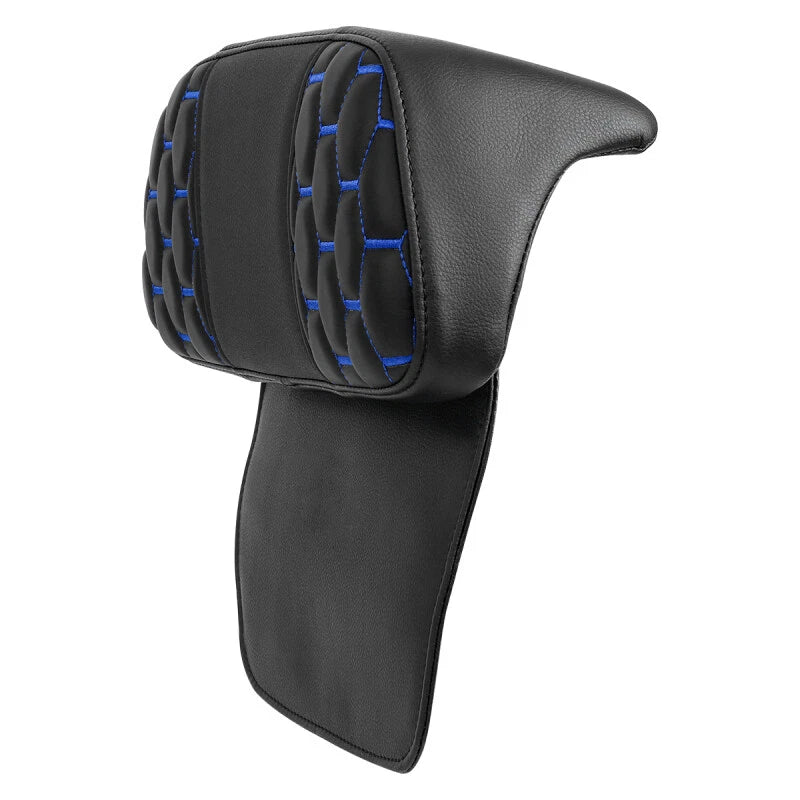 Razor Chopped Trunk Backrest Pad for Harley Touring (2014–2023) Black Blue