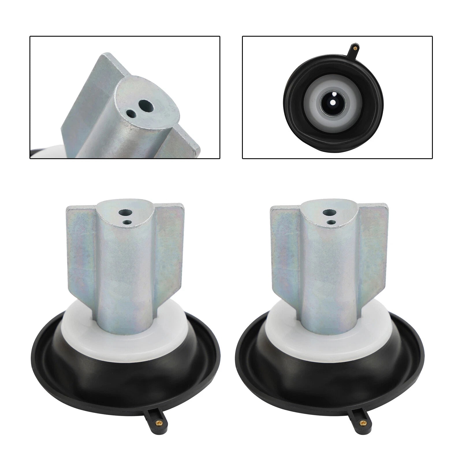 2X Carburetor Plunger Diaphragm for Kawasaki Prairie 700 (2002–2006)