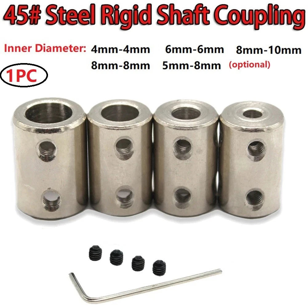 Motor Coupling Connector Sleeve 8mm 10mm for Various Applications (45 pcs)