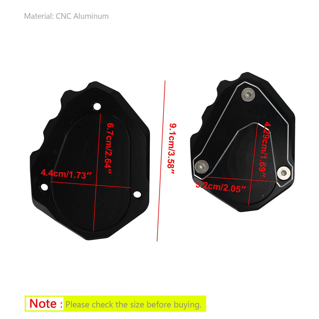 Kickstand Side Stand Extension Pad for BMW R Nine T (2014–2017) R1200RT (2004–2013)