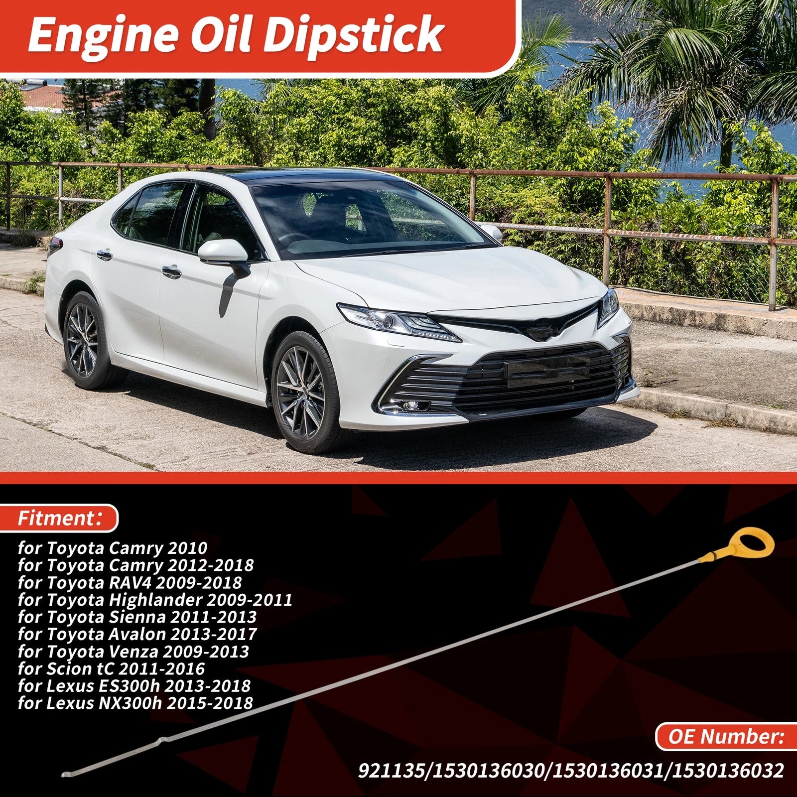 Oil Dipstick for Toyota Camry Precise Replacement (2002–2006)