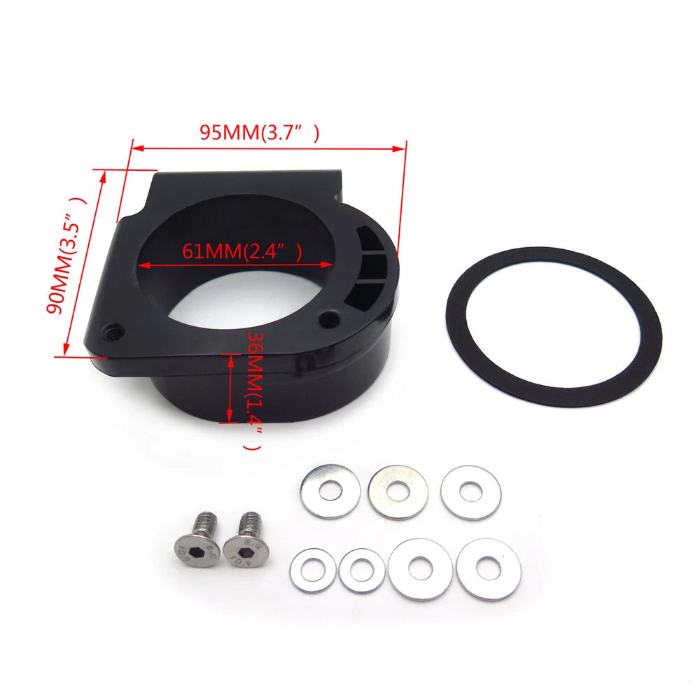 Air Filter Intake Adapter for Yamaha Warrior Wolverine (All Years)