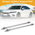 2X Adjustable Front Bumper Lip Splitter Strut Rod Tie for Universal Fit