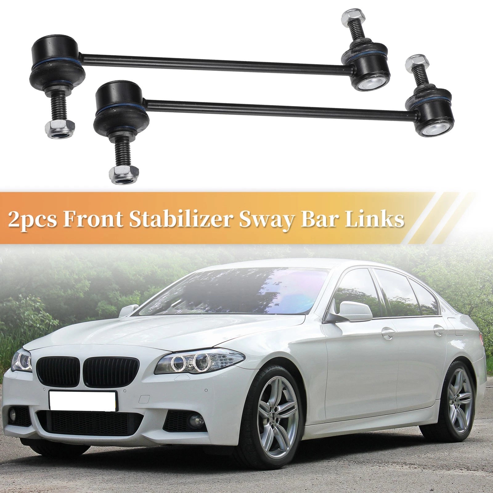 2pcs Front Stabiliser Sway Bar Link Replacement for BMW 524td (1985–1986)
