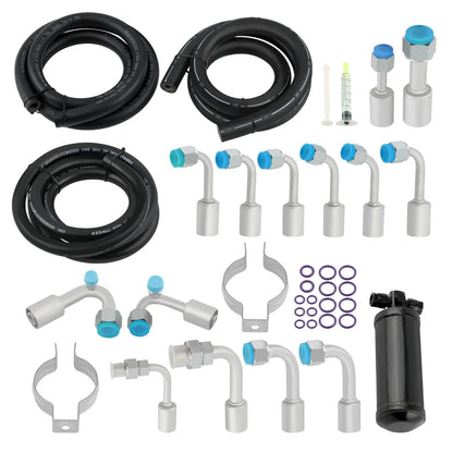A/C Hose Kit with Fittings for Universal Vehicles (134a)