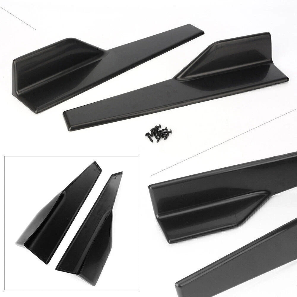 Universal Side Skirt Extension Rocker Splitters Canard Diffuser