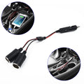 Dual Plug Adapter Charger for Car Cigarette Lighter Socket (Universal)