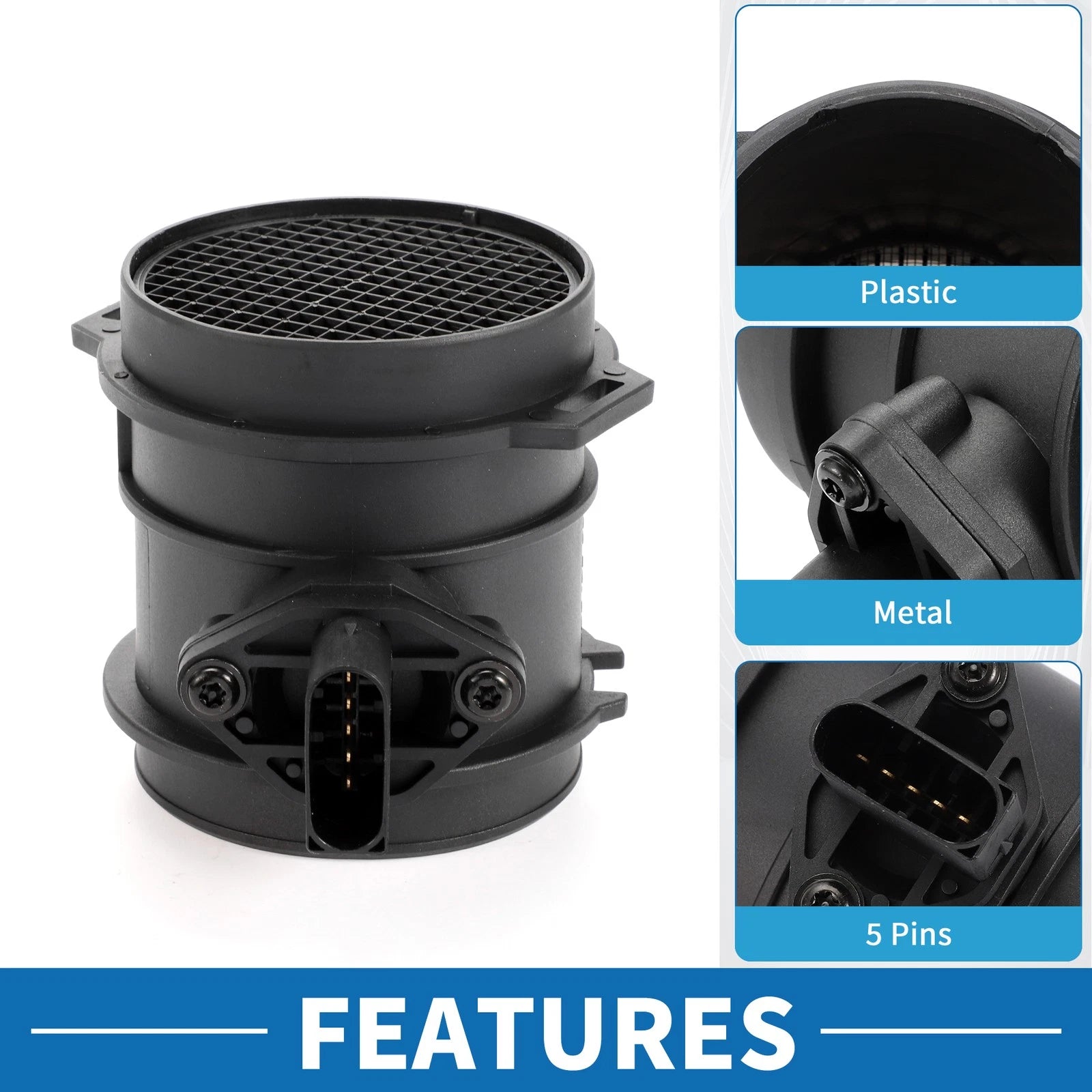 MAF Mass Air Flow Sensor Assembly for Mercedes-Benz E430 E500 (2003–2009)
