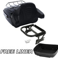 Trunk Backrest Pad Rack for Harley Touring Road Glide (1997–2008)