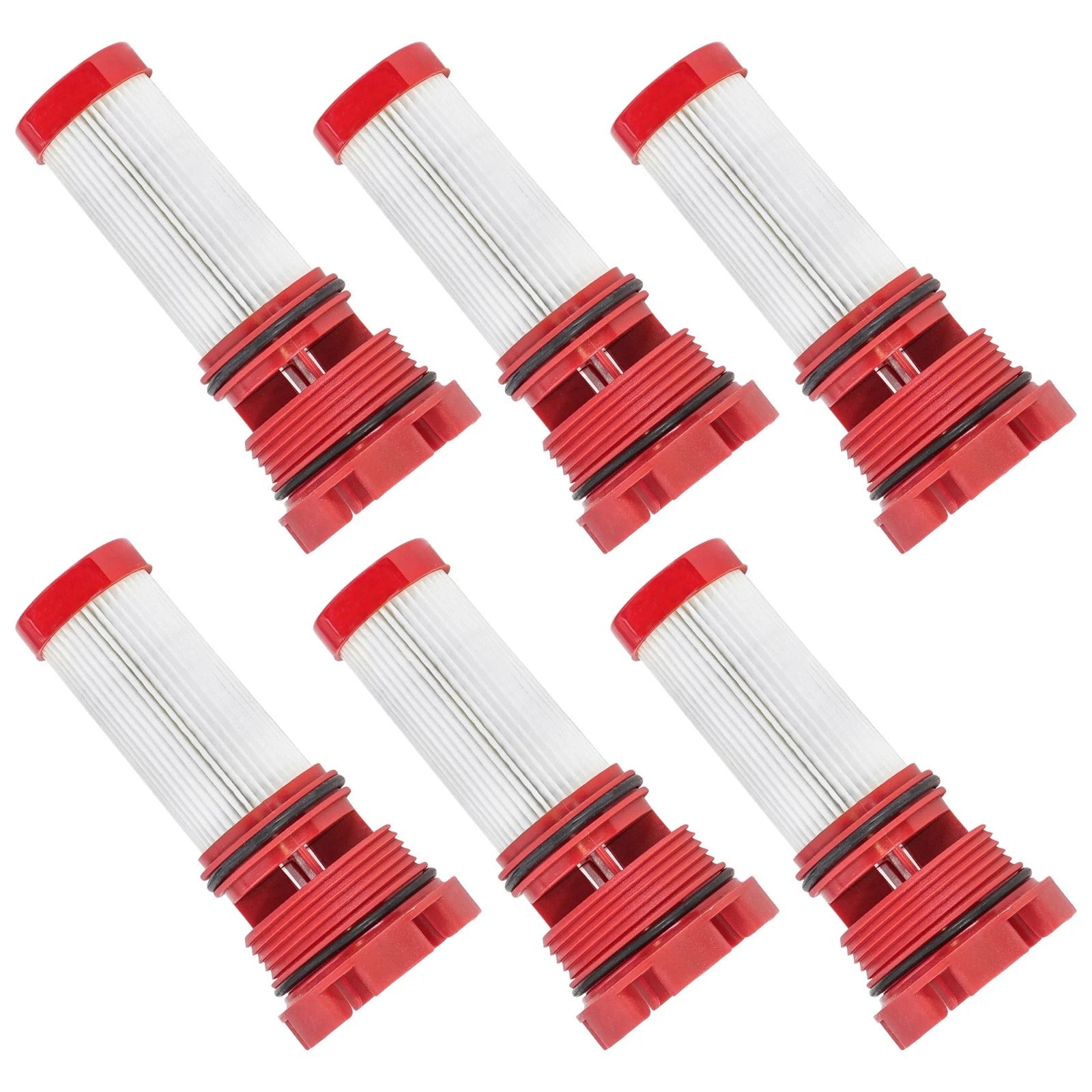 Set of 6 Fuel Filters for Mercury Marine (35-8M0020349, 35-884380T, 35-8M0060041)