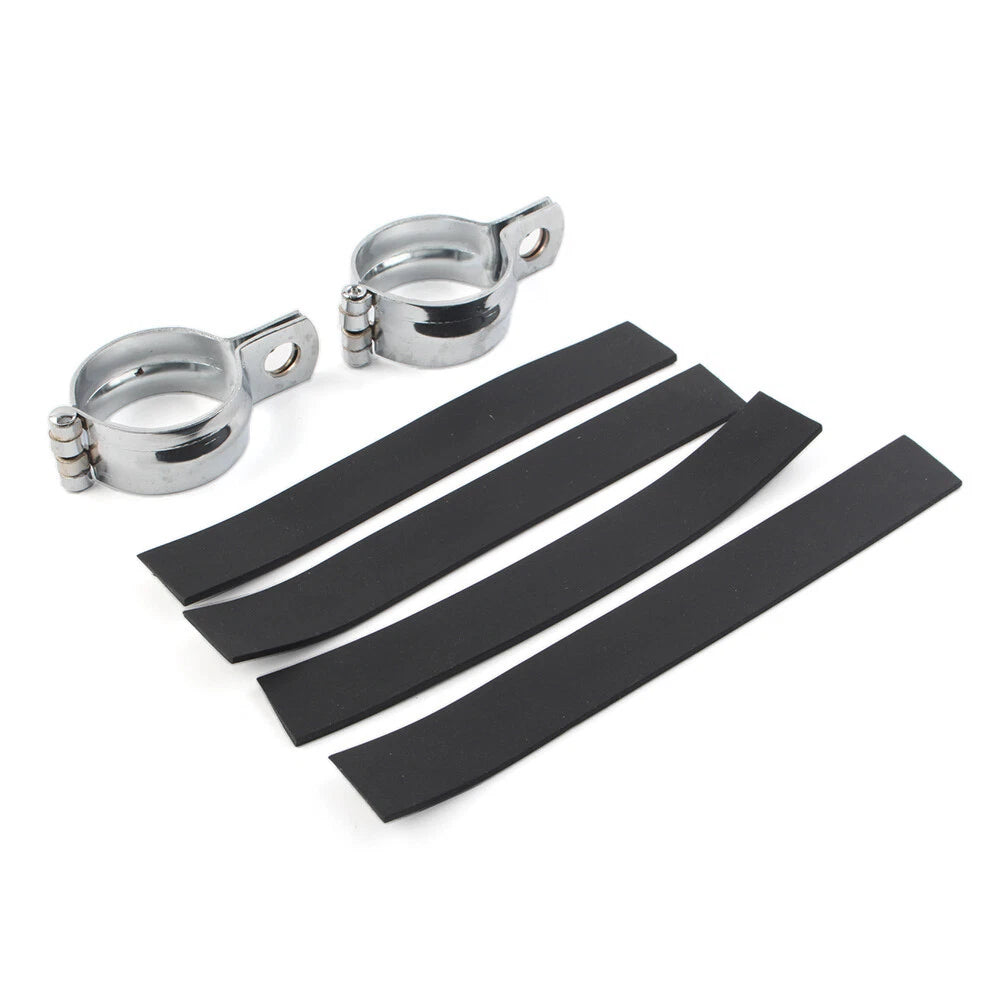 1 Pair Turn Signal Light Mount Bracket for Motorcycle (32-41MM)