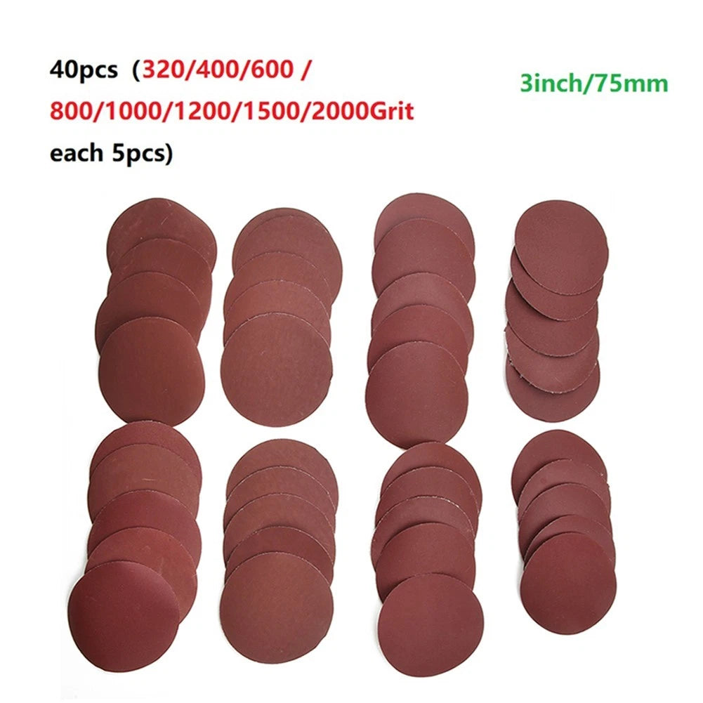 Sanding Papers Set of 10 for Detailing (320-2000 Grit)