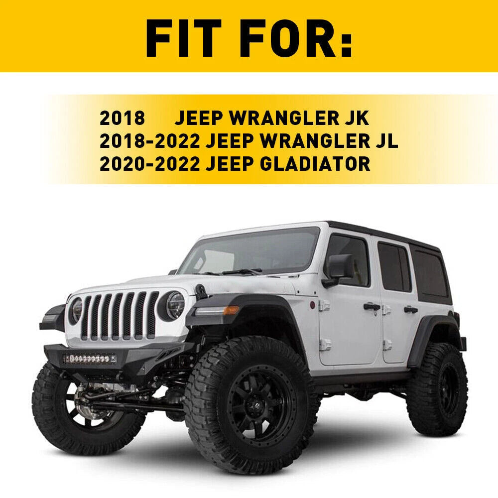 Set of 2 Sun Visor Clips for Jeep Wrangler JL (2018–2022) Gladiator (2020–2022)