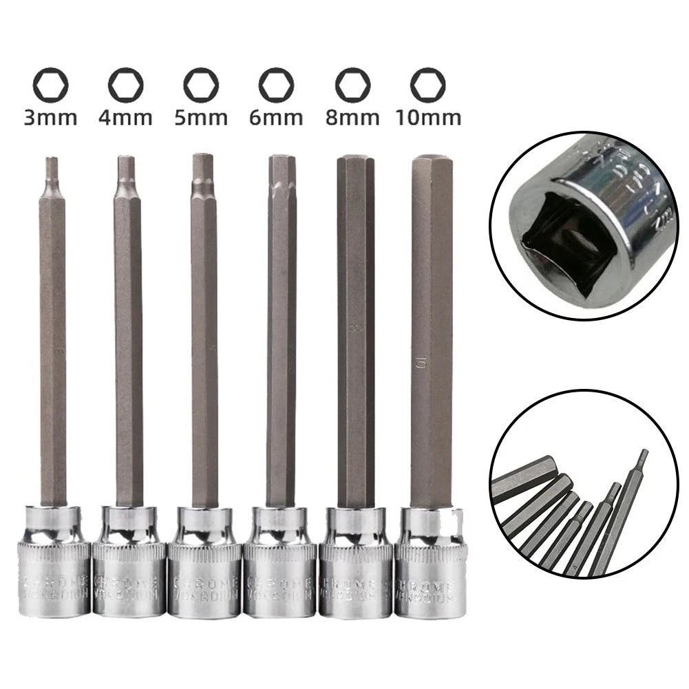 Hexagon Socket Bit Sleeve for Power Tools Ratchet Socket Wrench