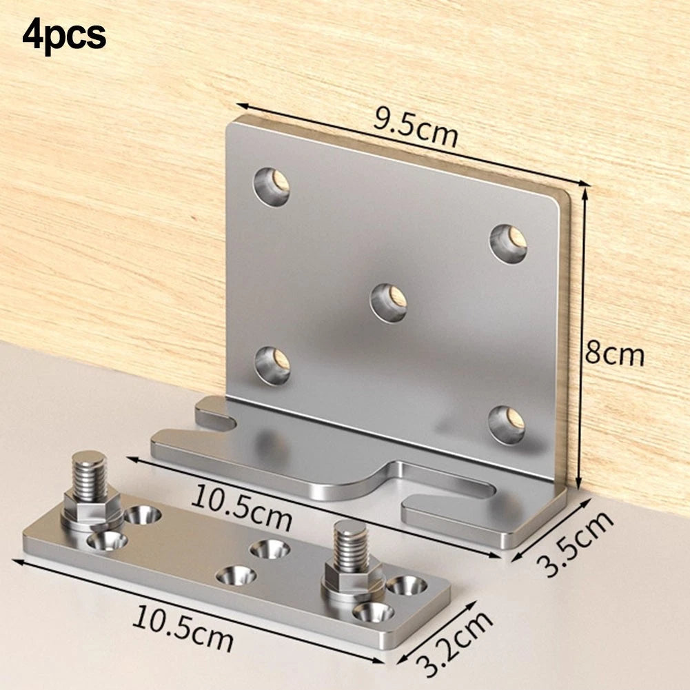 Furniture Connector for Right-Angle Design (Enhanced Stability)