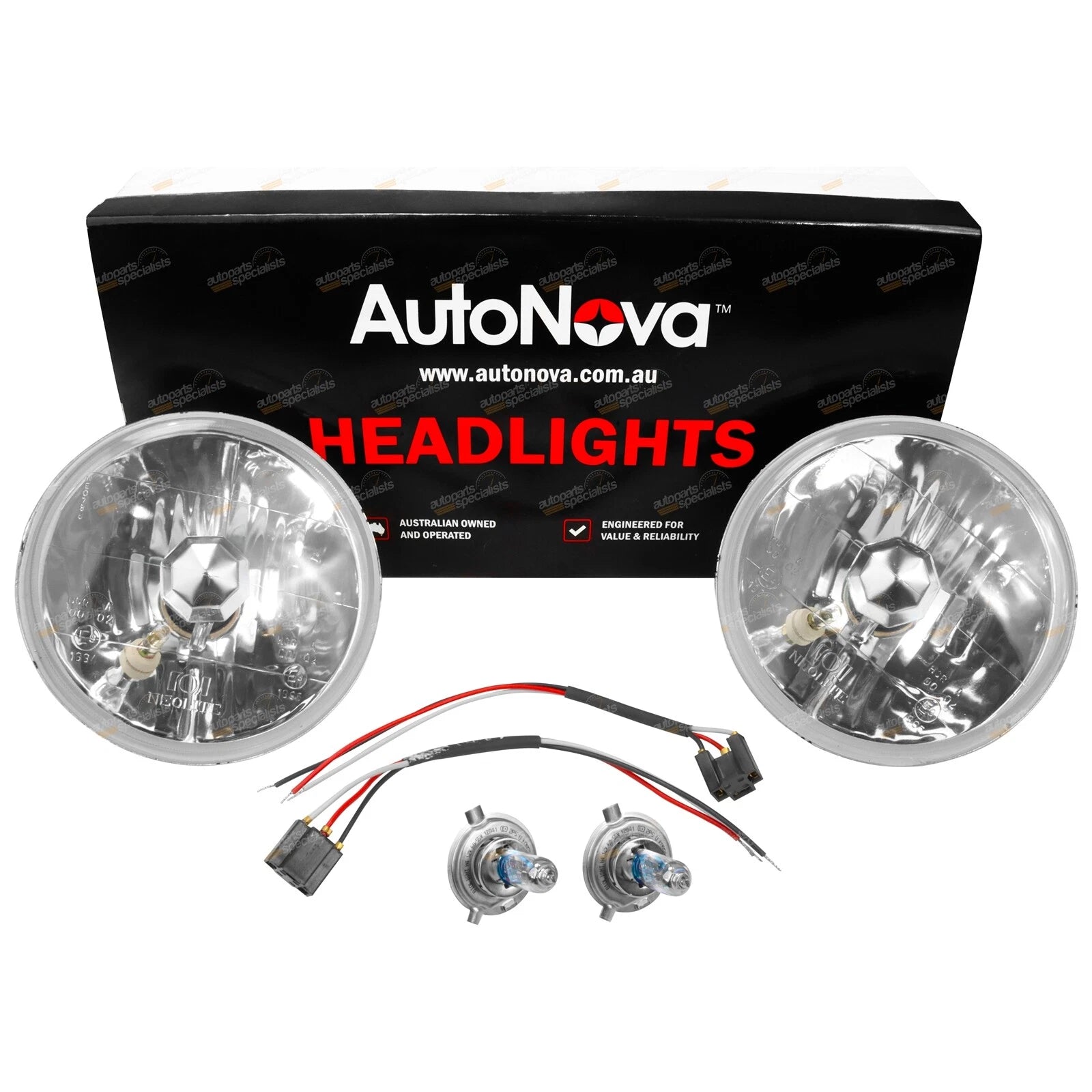 H4 Halogen 7" Headlight Conversion Kit for Mazda MX-5 (1989–1997)