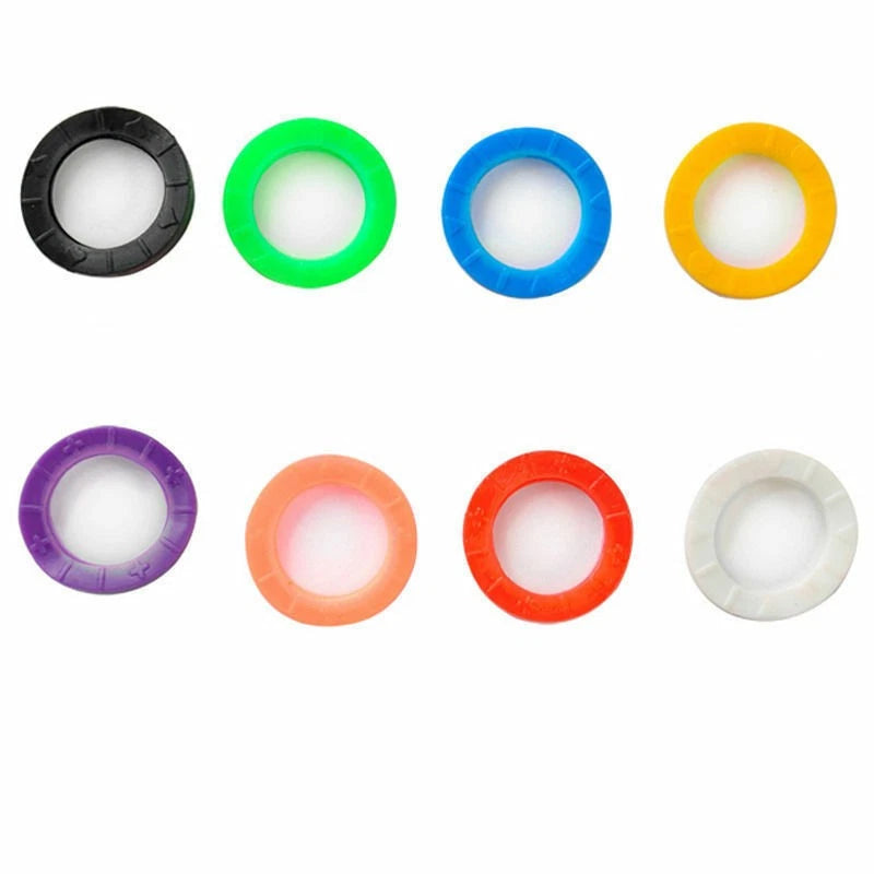 8 Pcs Silicone Key Cap Covers for Universal Key Fobs (Fits Most Models)