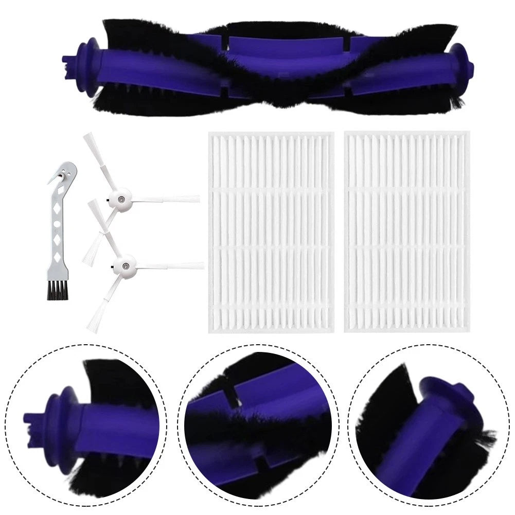 Main Side Brush Filter Set for Narwal Freo S Robot Vacuum