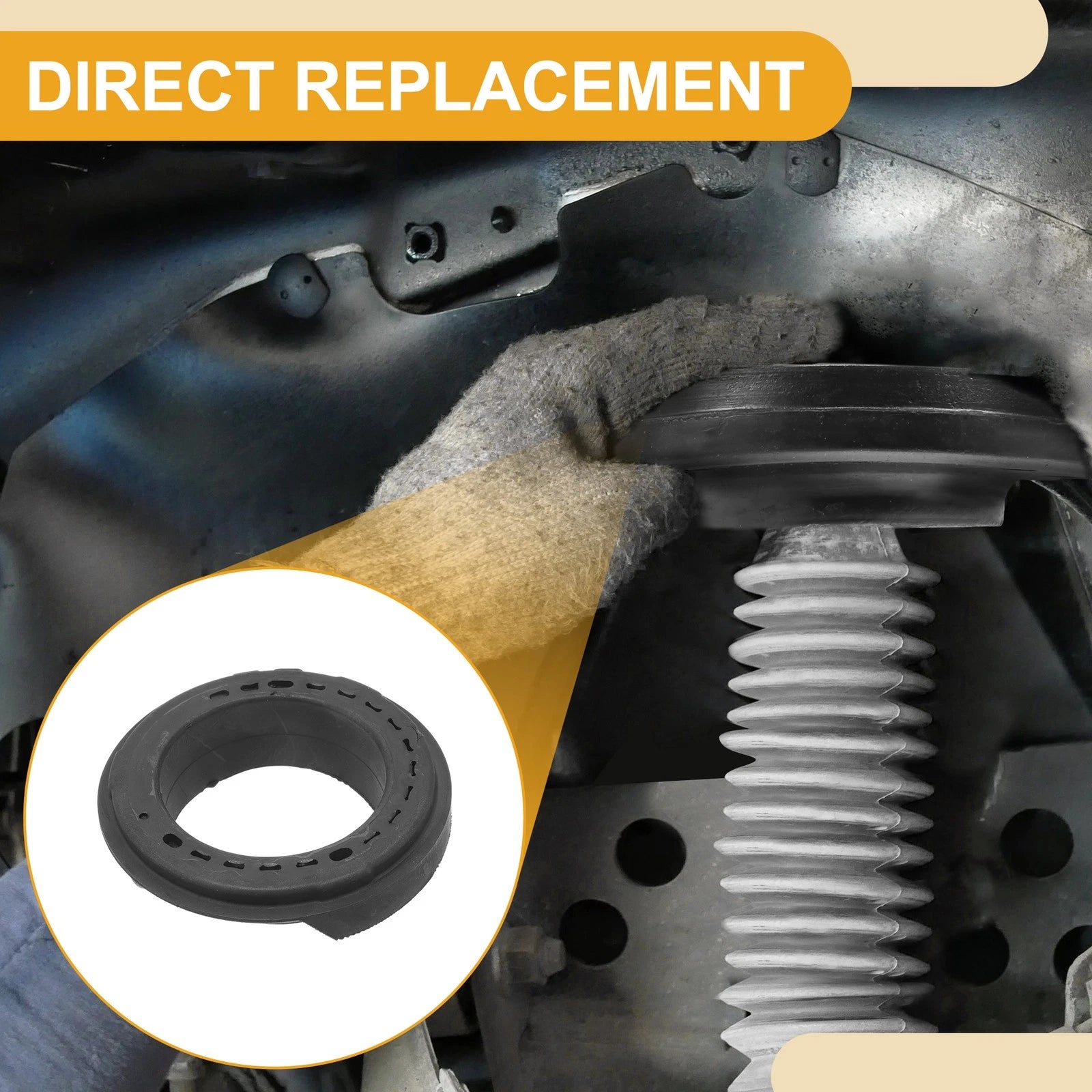 Lower Coil Spring Insulator Replacement for BMW X5 (2007–2018) Rubber