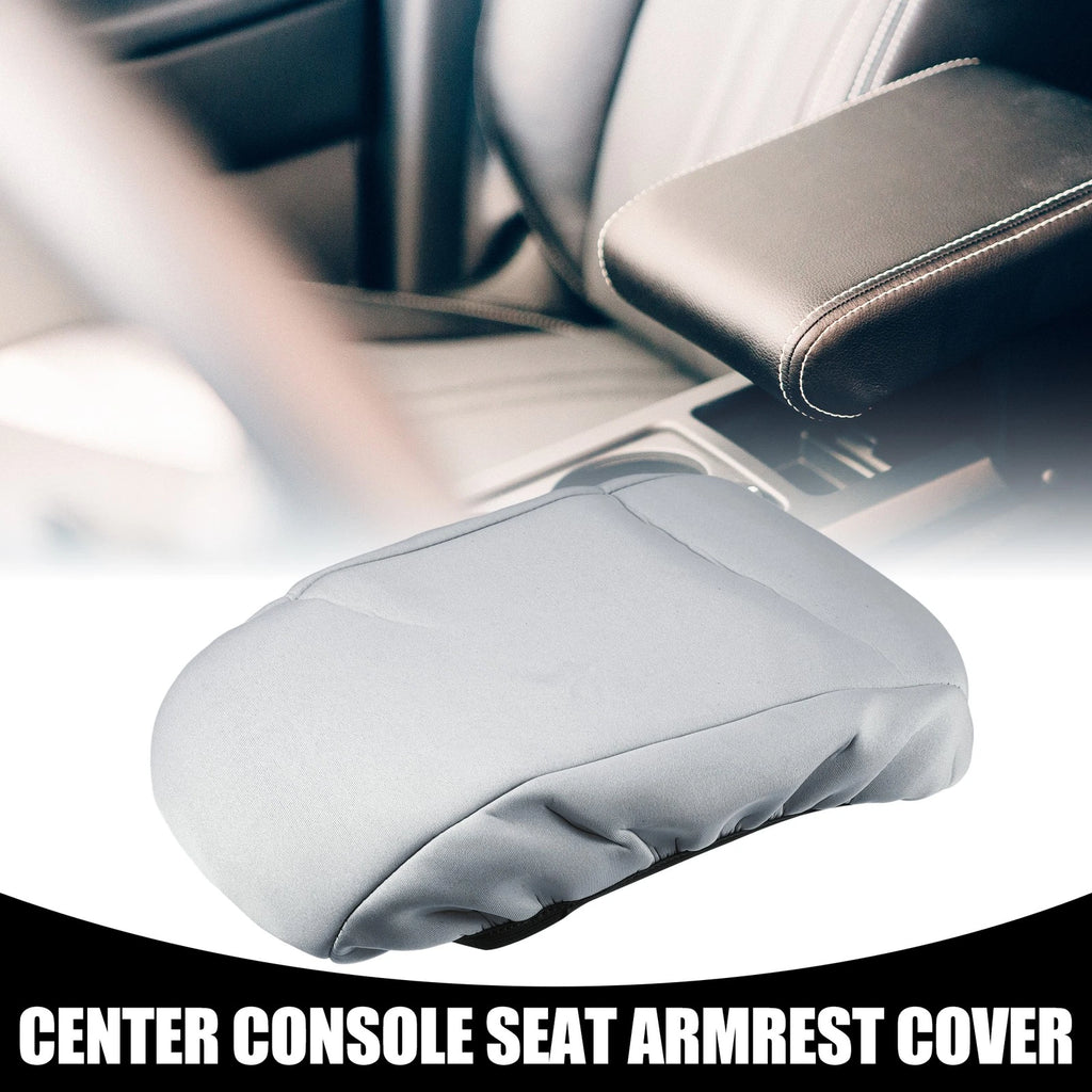 Center Console Seat Armrest Cover for Ford Fusion (2013–2019) Neoprene Gray