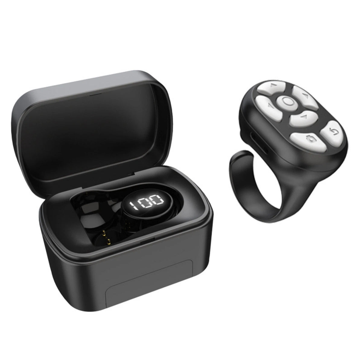 Black Remote Control Scrolling Ring for Versatile Tool