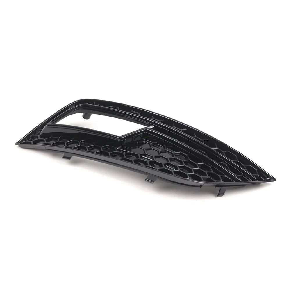 Fog Light Grille Cover Right Side for Audi A4 (2013–2016) Glossy Black