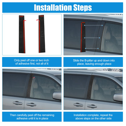 Windshield B Pillar Trim for Chrysler Town & Country, Dodge (2008–2016) 5020664AA