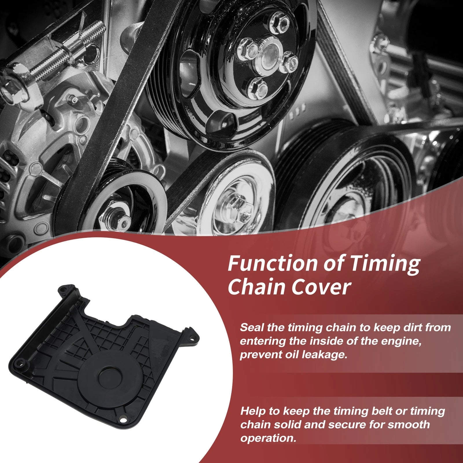 Engine Timing Cover Replacement for Hyundai Accent 1.6L L4 (2001–2011)