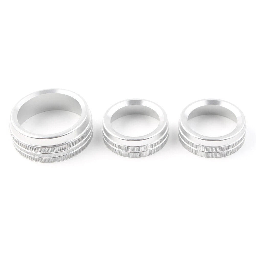 Air Conditioner Switch CD Button Knob for Dodge Challenger 2015-2024 Sliver Cool