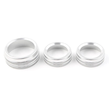 Air Conditioner Switch CD Button Knob for Dodge Challenger 2015-2024 Sliver Cool