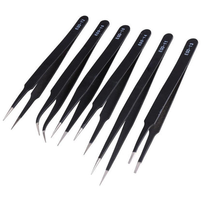 ESD 10-15 Stainless Steel Tweezers for Precision Work