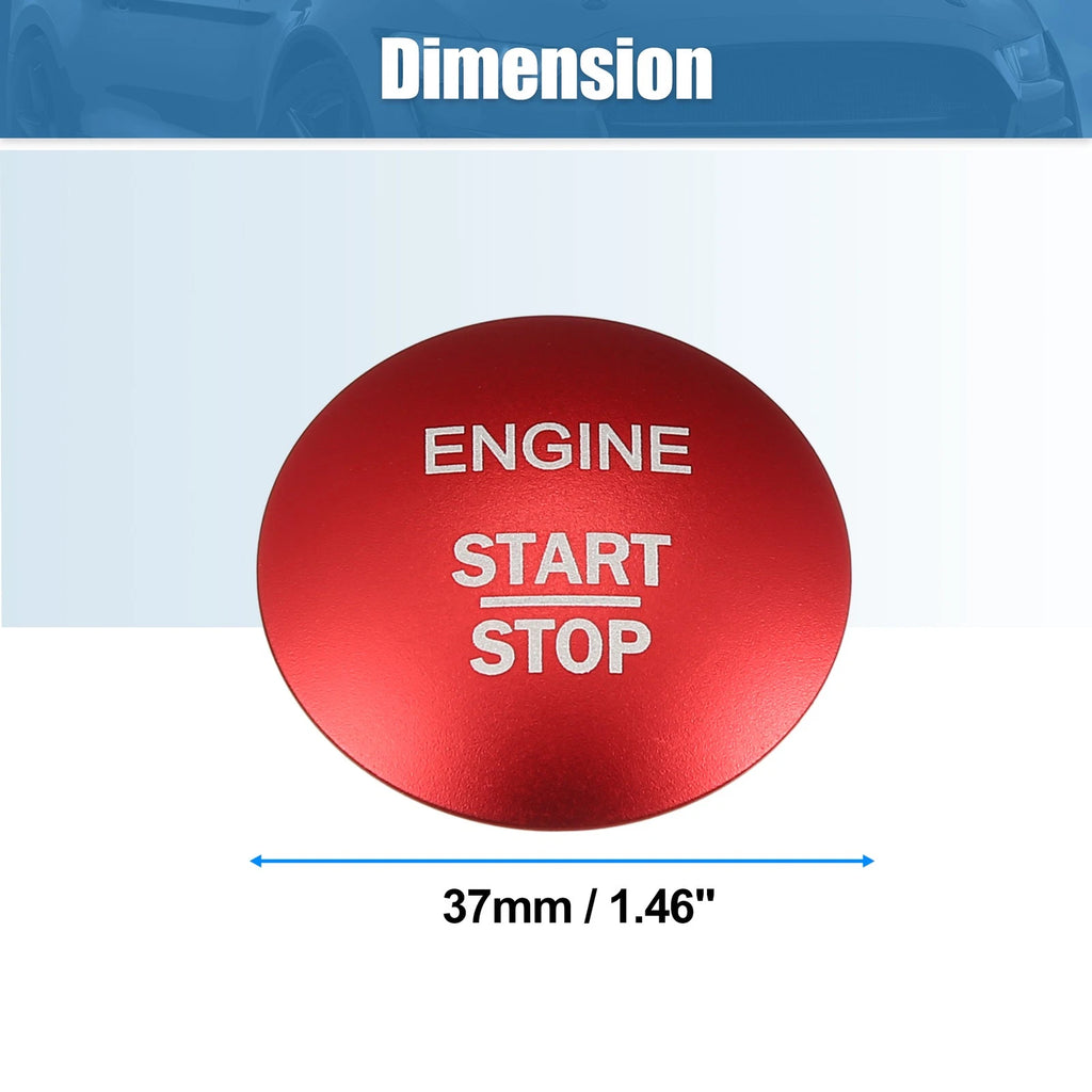 Engine Start Stop Button Cover Trim for Mercedes-Benz E-Class Red (2005–2007)