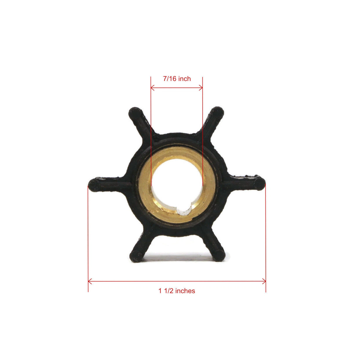 Water Pump Kit Impeller for Johnson Evinrude Outboard (4HP-8HP) 0765603