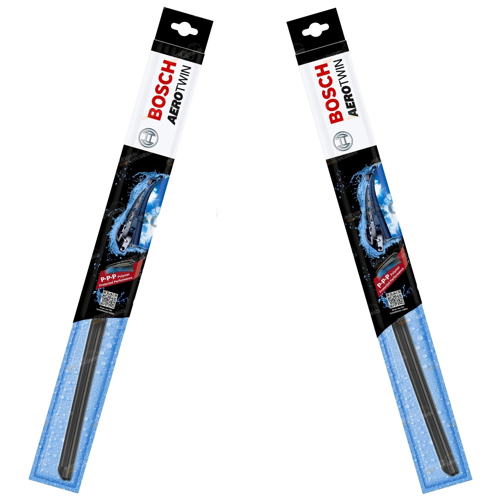 Front Pair Wiper Blades for Holden Commodore (VK-VS) - Bosch Aerotwin