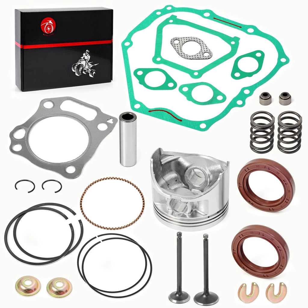 Engine Top End Rebuild Kit for Yamaha Golf Cart YDRA (STD Piston, Valve Gasket)