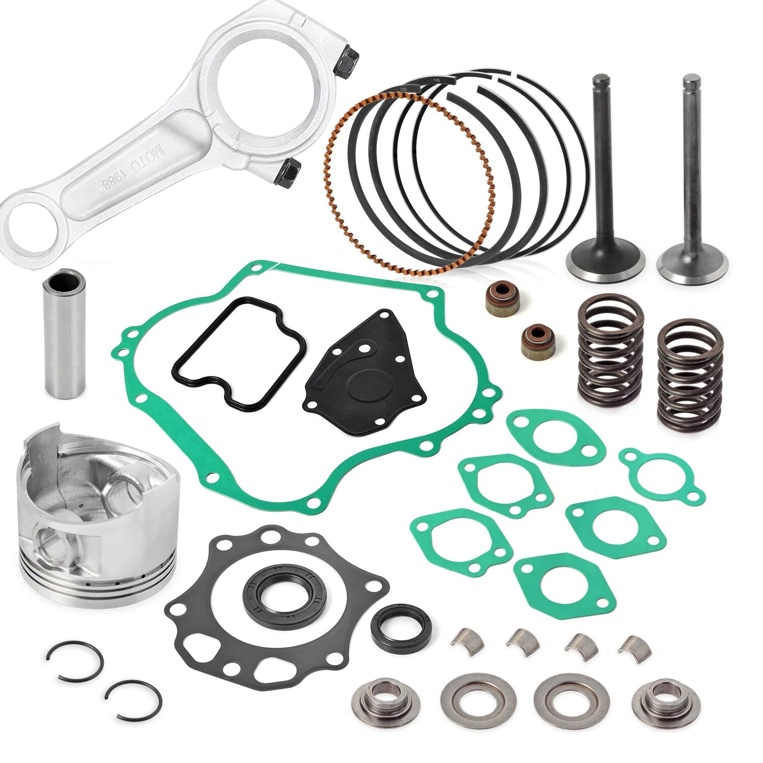 Piston Valve Gasket Connecting Rod for Club Car DS Precedent FE290 (1992–2008)
