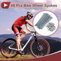Bicycle Spokes Set 125mm Carbon Steel for 10G Wheel (48 Pack)