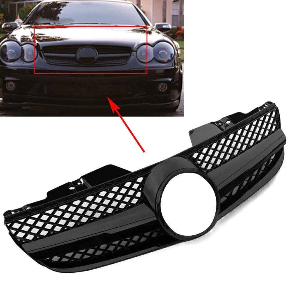 Front Grille for Mercedes Benz SL-Class R230 (2007–2008)