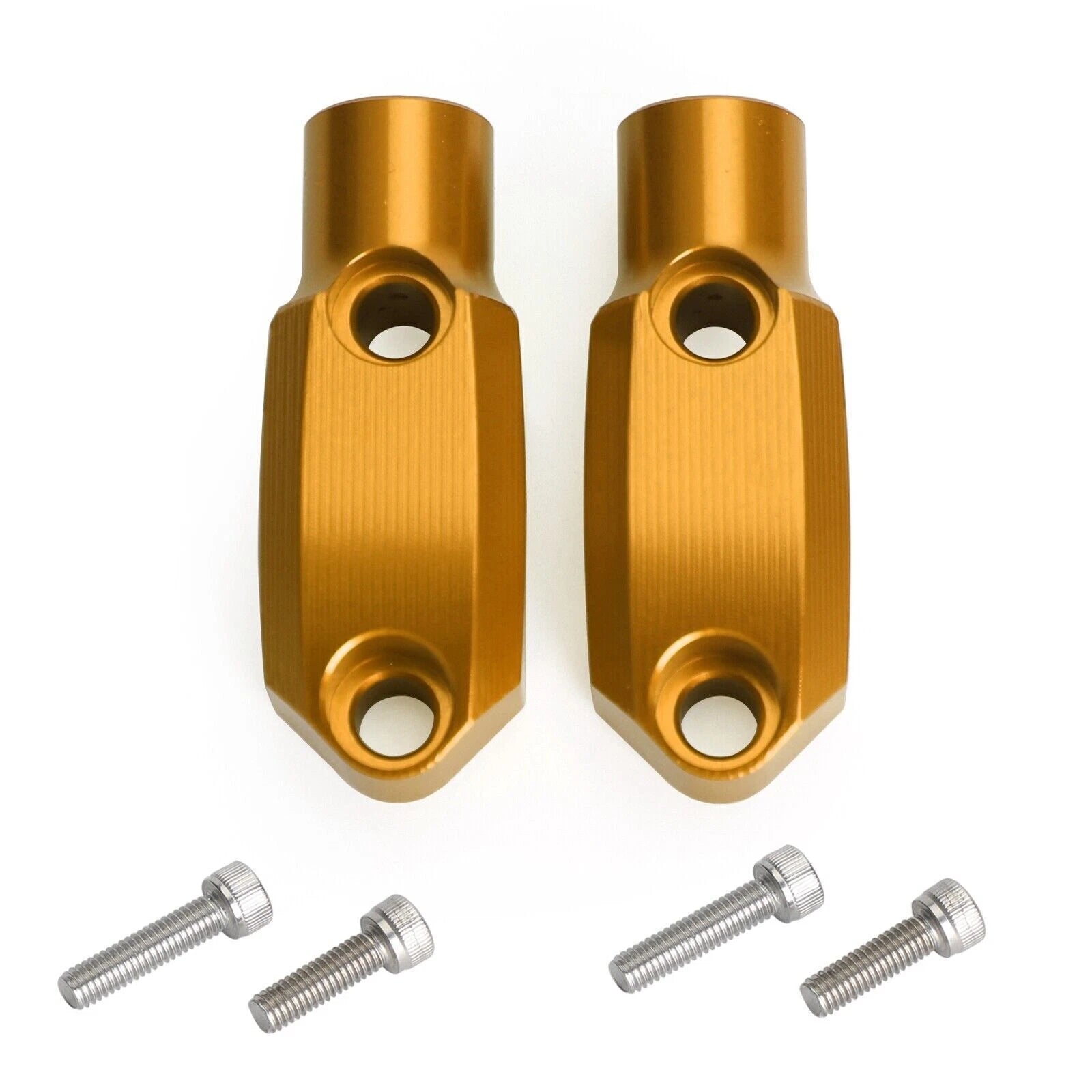 CNC Master Cylinder Handlebar Clamp 10mm Mirror Mount for Kawasaki T