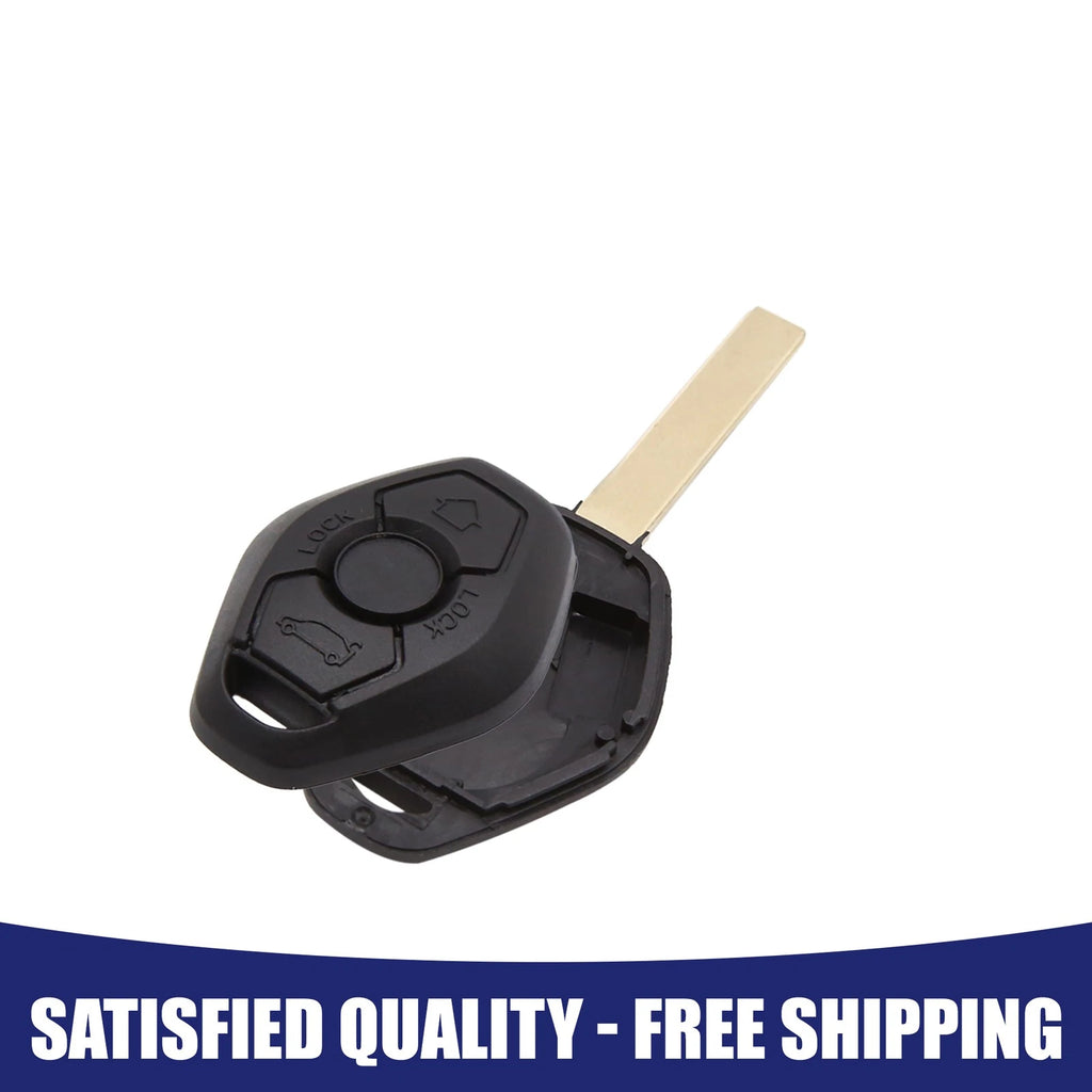 Car Key Fob Shell Case Replacement for BMW 3 5 7 Series E81 E90 (2005–2013)