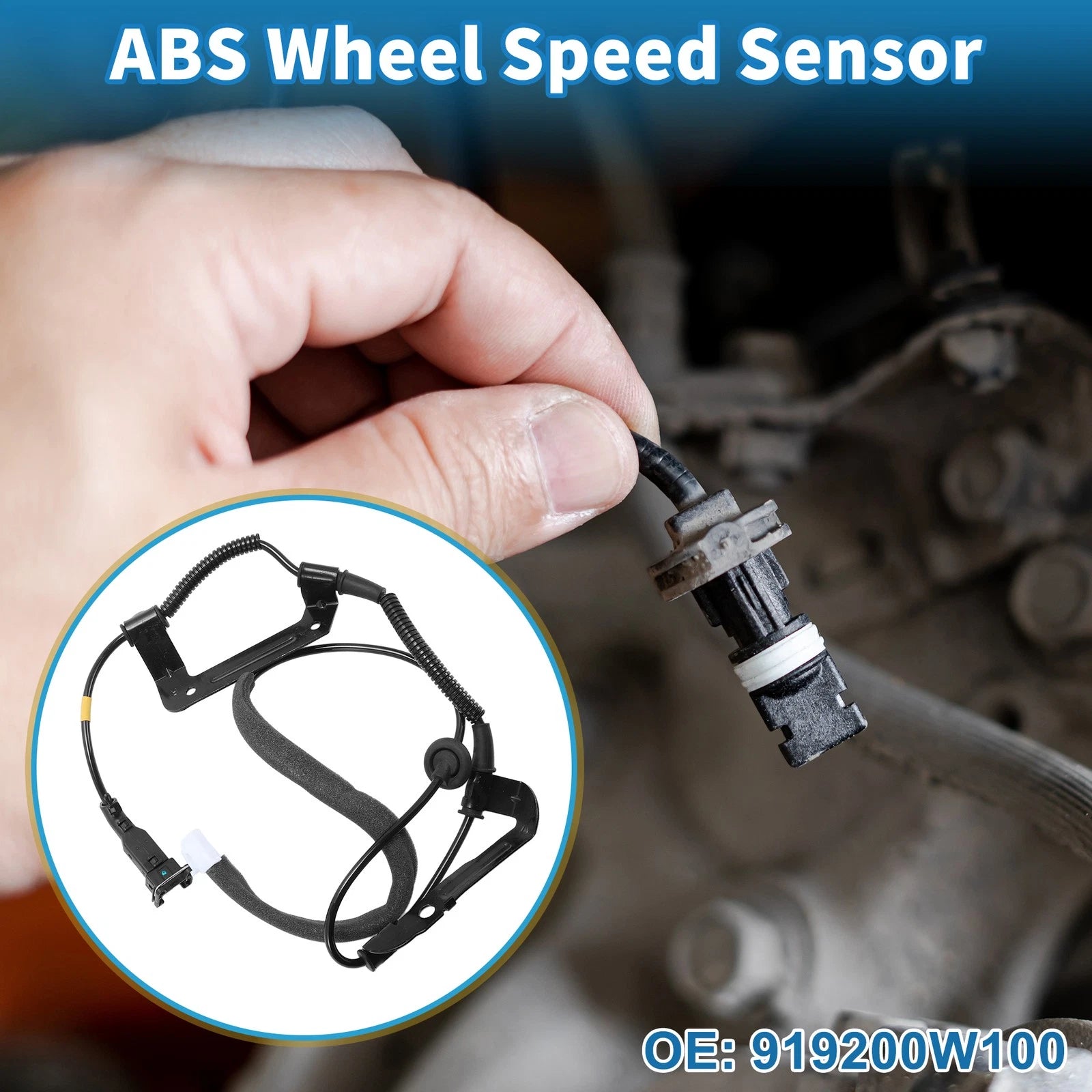 ABS Wheel Speed Sensor Front Left for Hyundai Santa Fe (2011–2018)