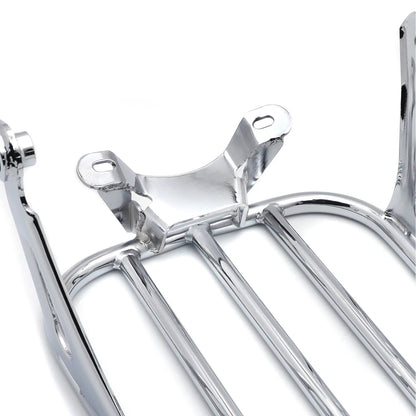 Chrome Luggage Rack for Harley Davidson Softail FLDE FLHC FLHCS (2018–2023)