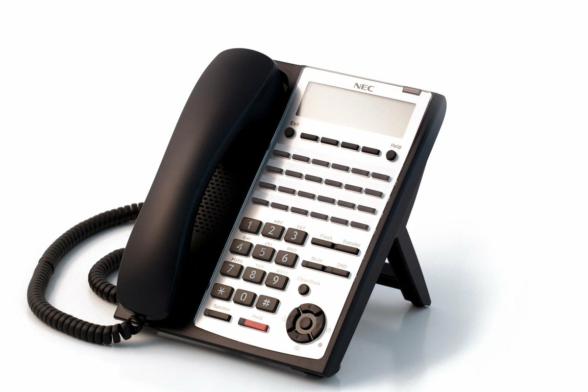 24-Button Full-Duplex Telephone NEC 1100063 - Black