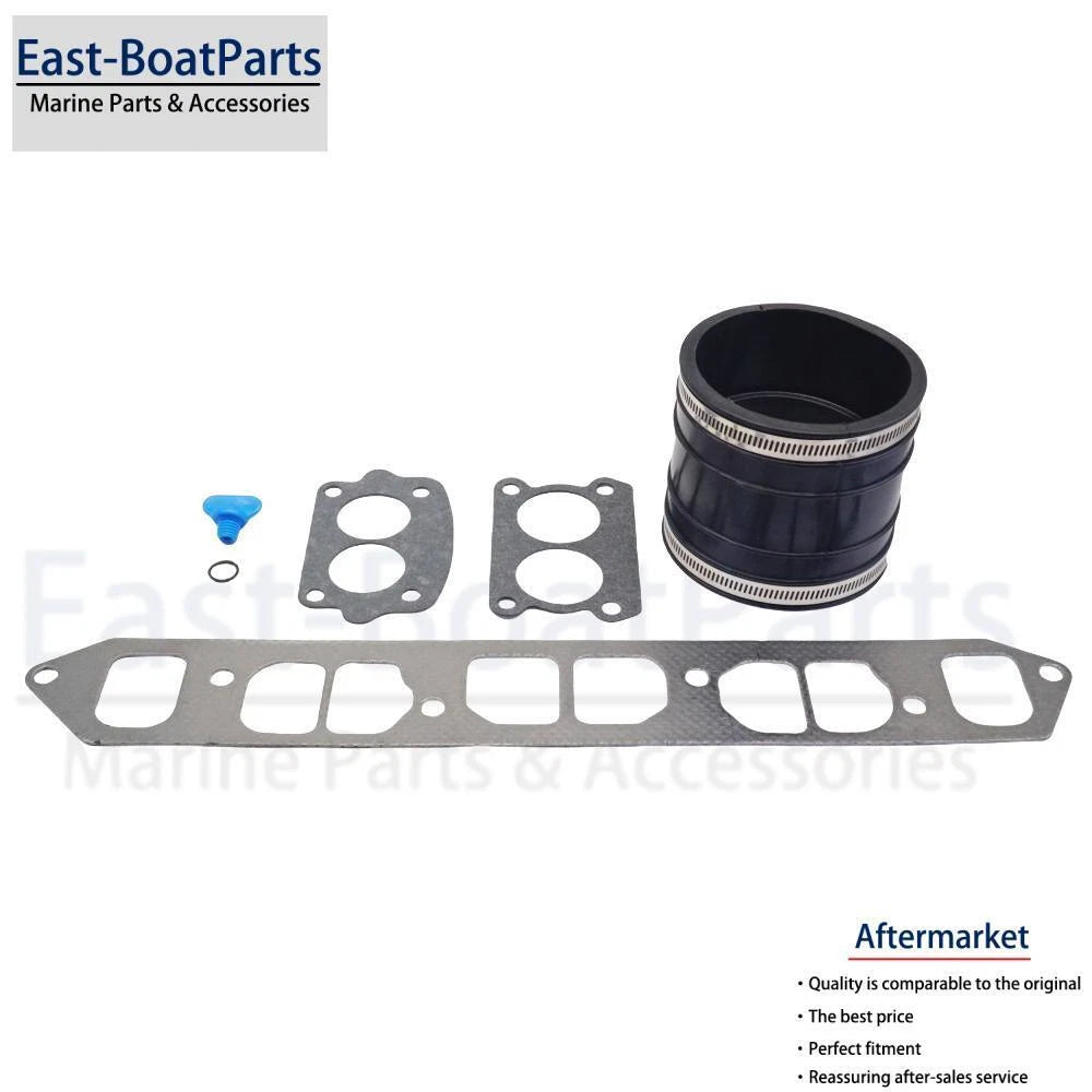 Exhaust Manifold Kit with Bellows & Gasket for Mercruiser 4cyl 153/181 CID (1970–1990)