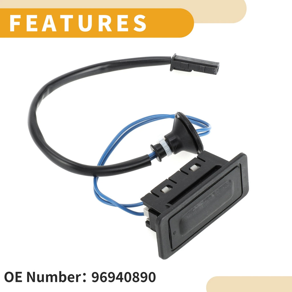 Tailgate Trunk Release Switch for Chevrolet Sonic (2012–2020)