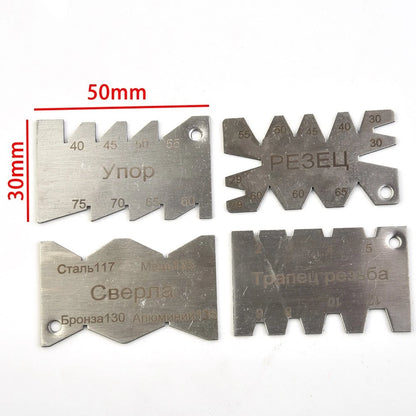 Angle Gauge Tool for Cutting Threads
