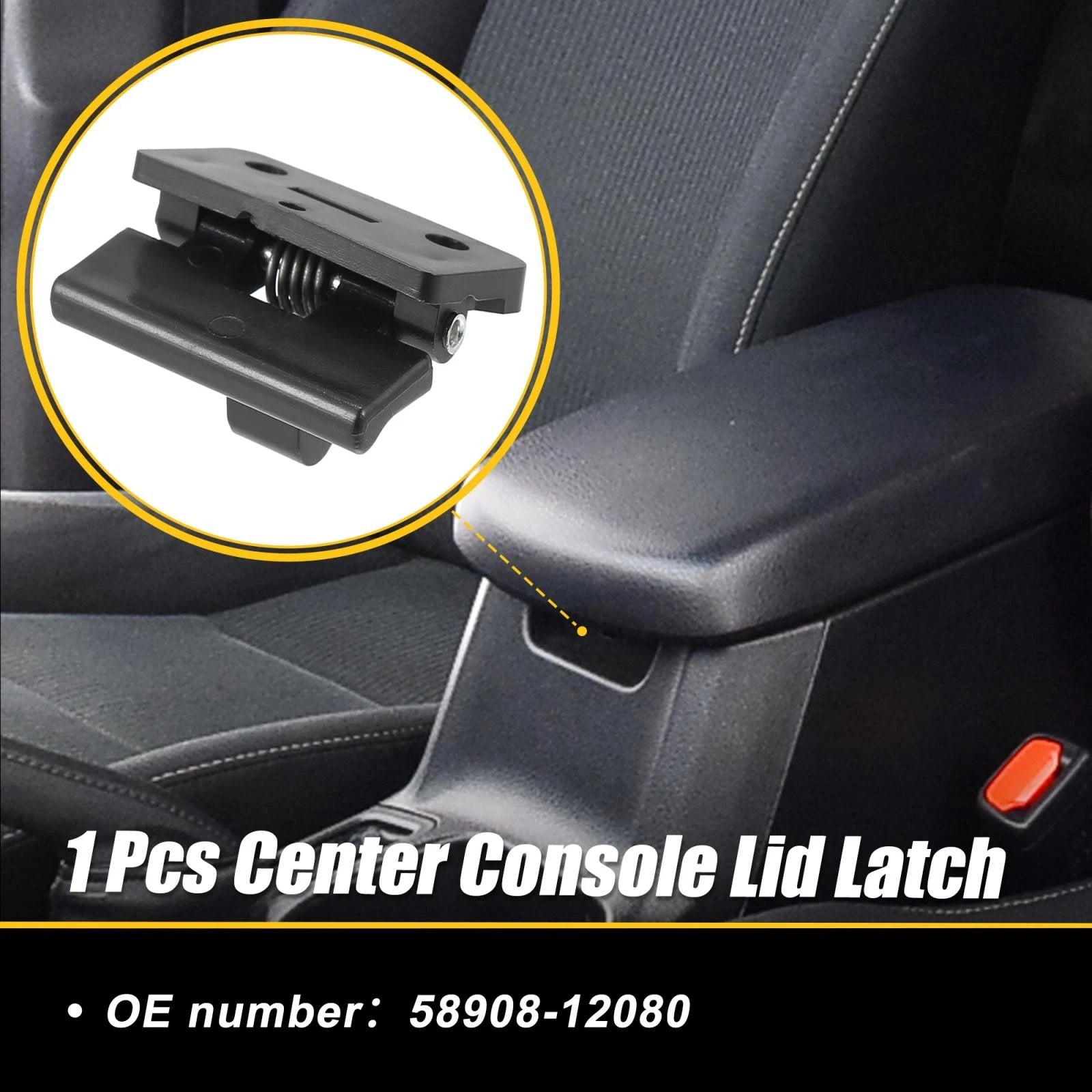 Center Console Latch Replacement for Toyota RAV4 Camry Corolla Avalon 2006–2024