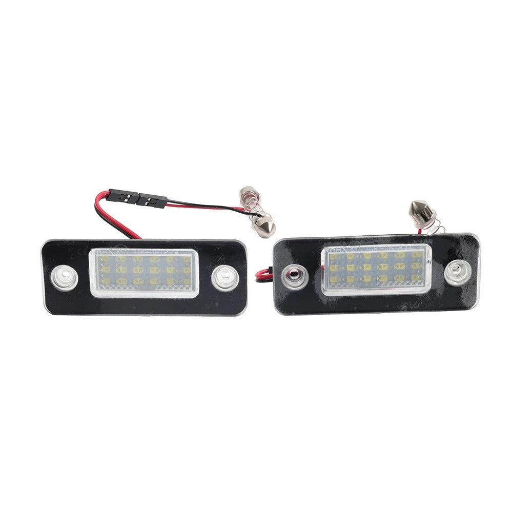 Rear License Plate Light Lamp for Audi A8 S8 Quattro (2002–2010) 4E0943021, E40943022