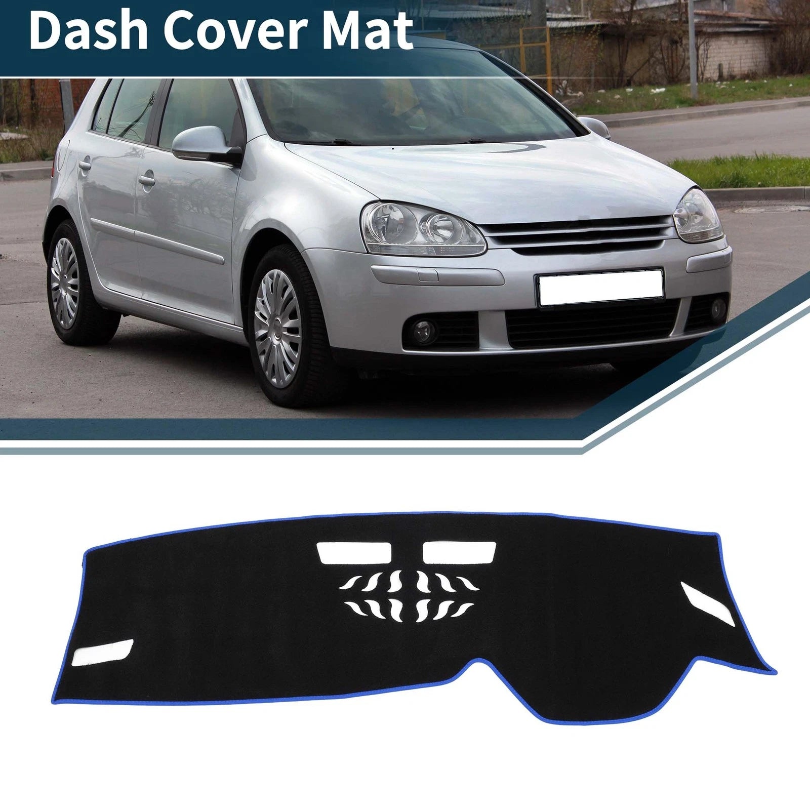 Dashboard Dash Cover Mat for Volkswagen Golf 8 (2021–2024) Sun Protector